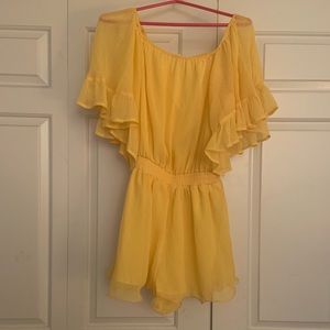 Endless rose yellow romper